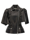Alexander McQueen Bow Knot Biker Vest