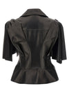 Alexander McQueen Bow Knot Biker Vest