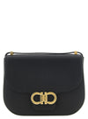 Ferragamo North-south Double Gancini Crossbody Bag