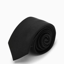  Saint Laurent Black silk tie
