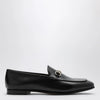 GUCCI Black leather Jordaan loafer