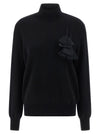 Ferragamo Floral Insert Sweater