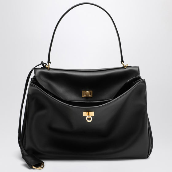 Balenciaga Smooth black calfskin medium Rodeo bag