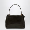 Balenciaga Small Rodeo bag in brown crocodile-effect leather