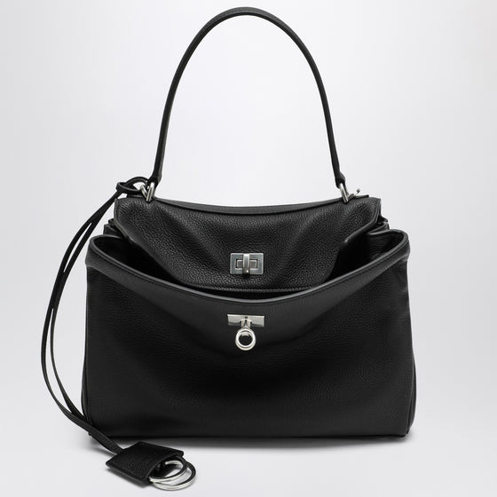 Balenciaga Smooth black calfskin Small Rodeo bag