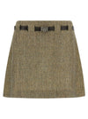 Ferragamo Gancini Belt Skirt