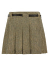 Ferragamo Gancini Belt Skirt