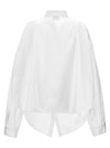 Balenciaga Asymmetric Shirt With Logo Embroidery