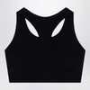Balenciaga Black Activewear sleeveless top in matt nylon blend