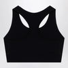Balenciaga Black Activewear sleeveless top in matt nylon blend