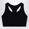Balenciaga Black Activewear sleeveless top in matt nylon blend