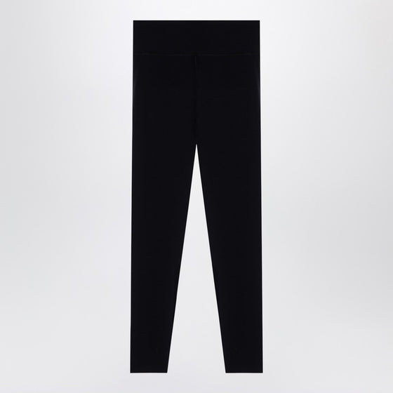 Balenciaga Black Activewear leggings in matt nylon blend