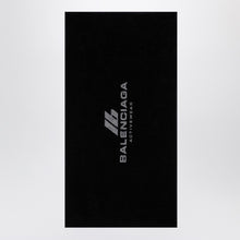  Balenciaga Black cotton Activewear gym towel