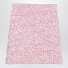  Balenciaga Pink cotton blend tweed mini skirt