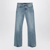Balenciaga Light blue jeans with distressed hem
