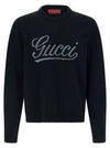 Gucci Logo Intarsia Sweater
