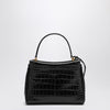 Balenciaga Small Rodeo bag in black crocodile-effect leather