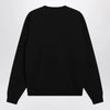 GUCCI Black brushed cotton jersey sweatshirt