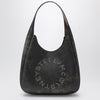 Stella McCartney Large Hobo bag with aged effect and logo