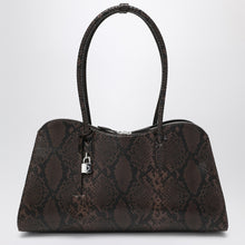  Stella McCartney Espresso snake-effect Ryder tote bag