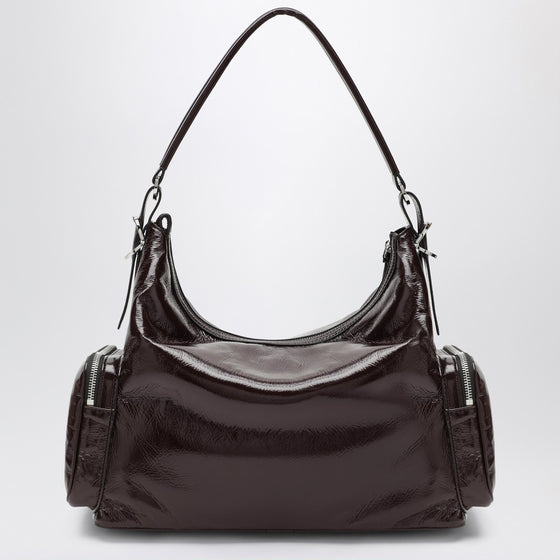 Stella McCartney Dartmoor shoulder bag in eggplant color