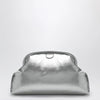 Stella McCartney Silver metallic padded Falabella clutch