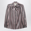 Valentino Striped Crepe de Chine shirt