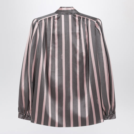 Valentino Striped Crepe de Chine shirt