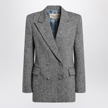  Valentino Double-breasted jacket in natté wool bouclé