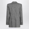 Valentino Double-breasted jacket in natté wool bouclé