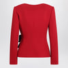 Valentino Red wool jacket with bow