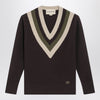 Valentino Brown/beige wool sweater