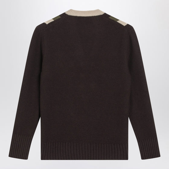Valentino Brown/beige wool sweater