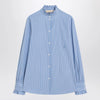 Valentino Light blue striped shirt in cotton