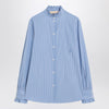 Valentino Light blue striped shirt in cotton