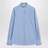 Valentino Light blue striped shirt in cotton