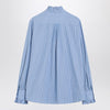 Valentino Light blue striped shirt in cotton
