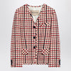 Valentino Check-pattern jacket in virgin wool and cotton