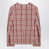 Valentino Check-pattern jacket in virgin wool and cotton