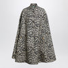 Valentino Animal-print wool cape