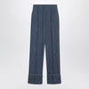 Valentino Blue trousers in Chambray Denim
