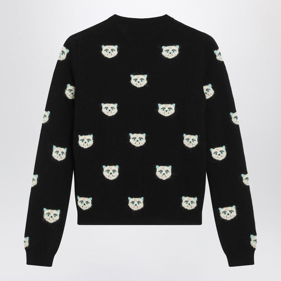 Valentino Le Chat De La Maison intarsia cardigan