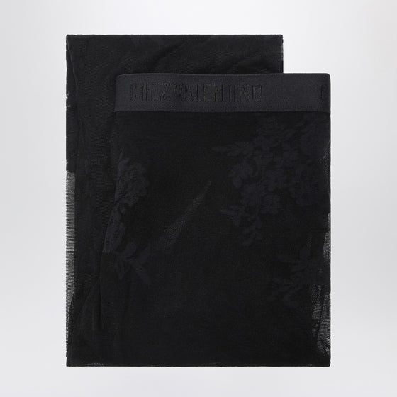 Valentino Garavani Black lace tights