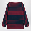 Blue T-shirt with red stripes by Valentino