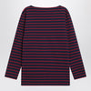 Blue T-shirt with red stripes by Valentino