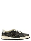 Fendi Match Leather Sneakers