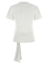 7 For All Mankind Draped Detail T-shirt