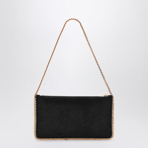 Stella McCartney Black Falabella Clutch Shoulder Bag