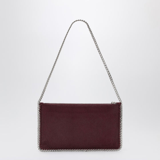 Stella McCartney Falabella Plum coloured clutched shoulder bag