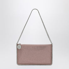  Stella McCartney Falabella Pink Clutch Shoulder Bag with Rhinestones
